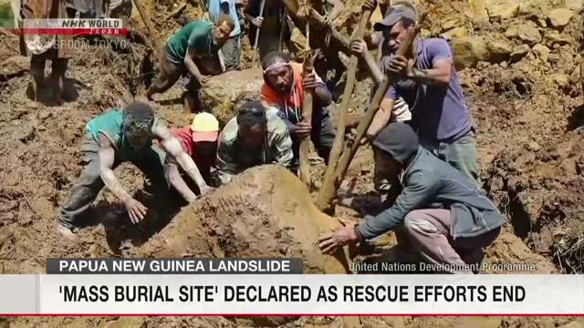 Rettungsbemühungen enden nach Erdrutsch in Papua-Neuguinea