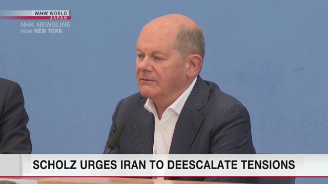 Scholz fordert Iran zur Deeskalation auf