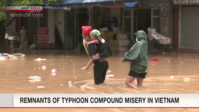 Überbleibsel des Taifuns verschlimmern das Elend in Vietnam und Thailand