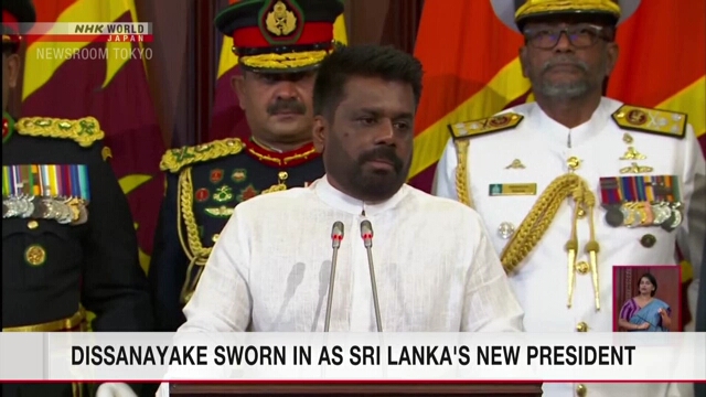 Dissanayake als neuer Präsident Sri Lankas vereidigt