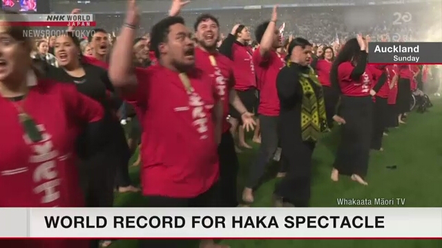 Weltrekord für Haka-Spektakel