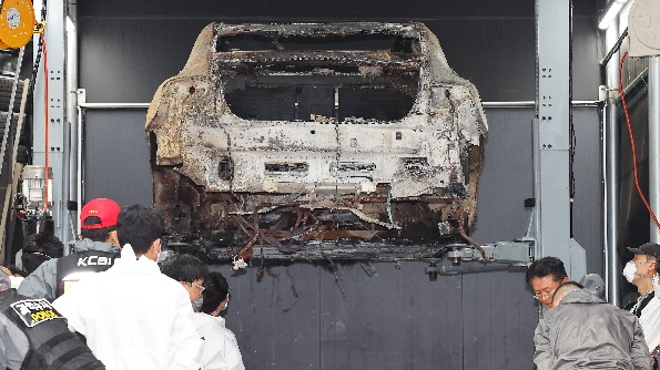 Forensischer Dienst: Batteriepack könnte Brand in Elektrofahrzeug in Incheon verursacht haben