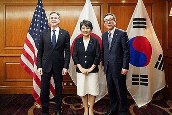 Spitzendiplomaten aus Südkorea, den USA und Japan treffen sich am Rande der UN-Generalversammlung