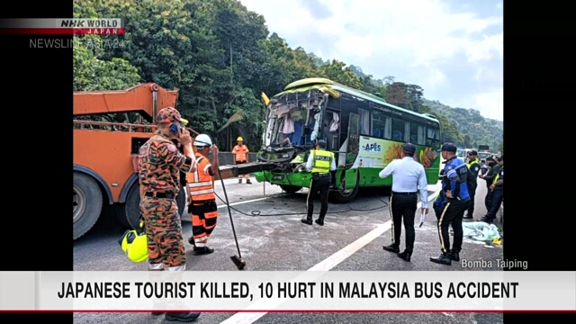 Japanischer Tourist bei Busunfall in Malaysia getötet, 10 weitere verletzt