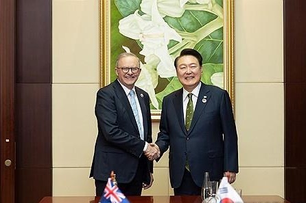 Präs. Yoon bittet um Australiens Interesse an der Beteiligung südkoreanischer Firmen am Fregattenprojekt