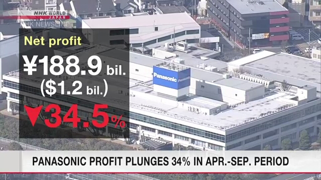 Der Gewinn von Panasonic bricht im April und September um 34 % ein. Zeitraum