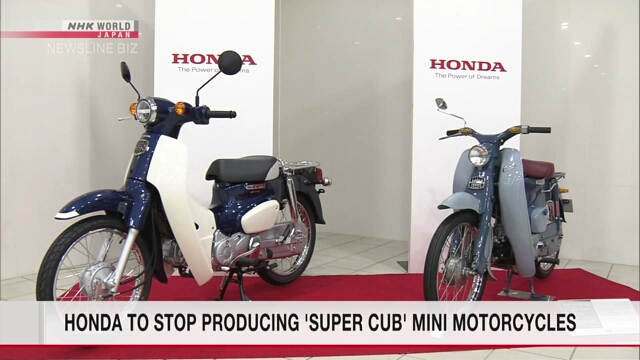 Honda stellt die Produktion von „Super Cub“-Minimotorrädern ein