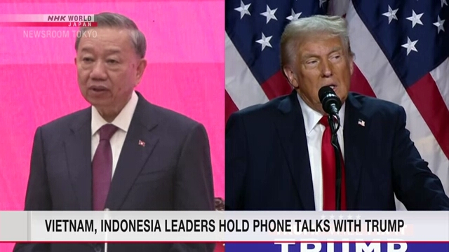 Die Staats- und Regierungschefs Vietnams und Indonesiens führen Telefongespräche mit Trump