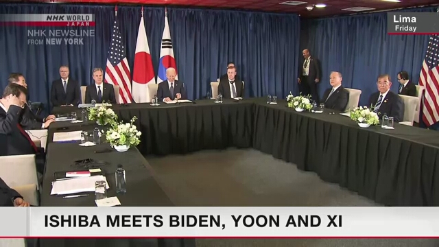 Japans Premierminister Ishiba trifft Biden, Yoon und Xi