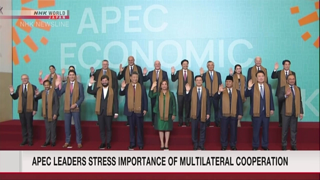 APEC-Führer betonen die Bedeutung der multilateralen Zusammenarbeit