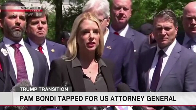 Trump wählt Pam Bondi zur US-Generalstaatsanwältin, nachdem Gaetz zurückgetreten ist