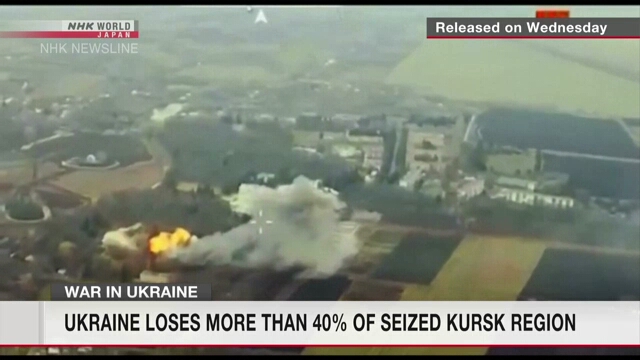 Berichten zufolge hat die Ukraine über 40 % des in der russischen Region Kursk beschlagnahmten Landes verloren