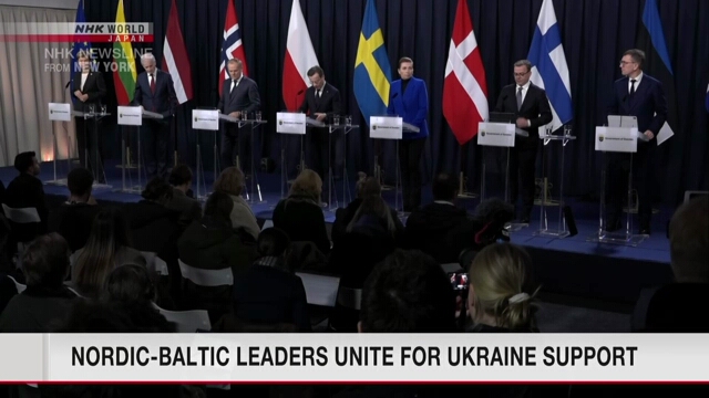 Nordisch-baltische Staats- und Regierungschefs schließen sich für die Unterstützung der Ukraine zusammen