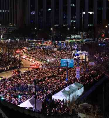 Die Polizei warnt vor Verkehrsstaus durch große Kundgebung im Zentrum von Seoul am Samstag 