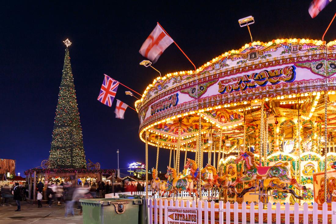 Winter Wonderland im Hyde Park in London