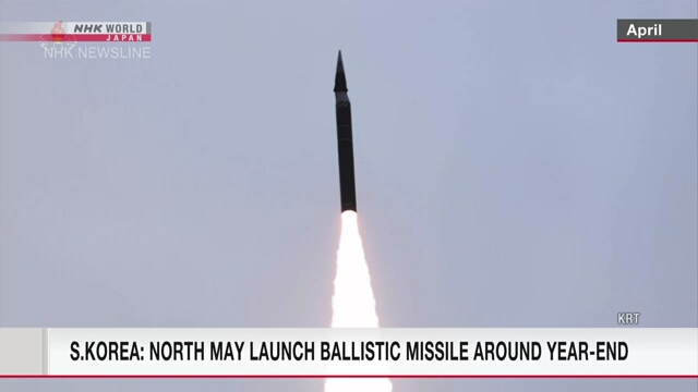 Südkorea sagt, dass der Norden noch vor Jahresende eine ballistische Rakete abfeuern könnte