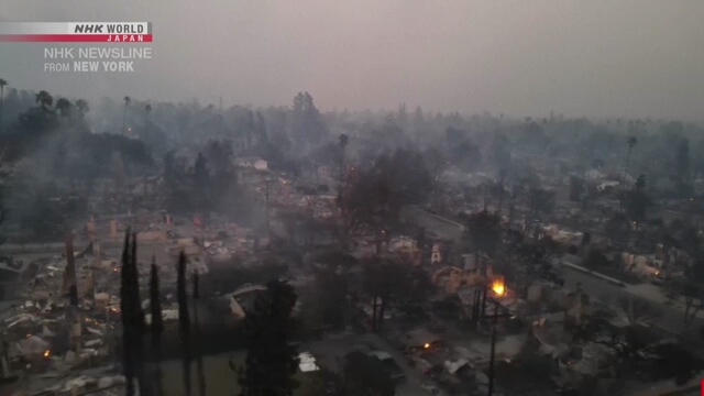 Am zweiten Tag verwüsten Waldbrände Los Angeles