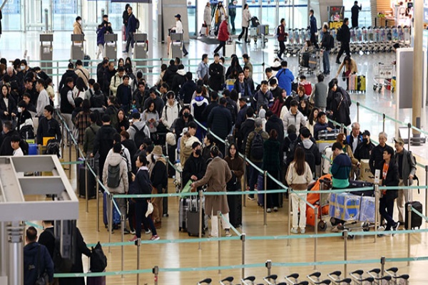 Südkoreas Flugpassagierverkehr steigt im Jahr 2024 auf das Niveau vor der Pandemie 